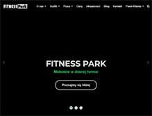 Tablet Screenshot of fitnesspark.pl